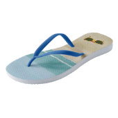 Tongs Plage Sand Océan Sky Sunglass FlipFlops (Incliné)