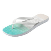 Tongs Plage tropicale PixDezines (Incliné)