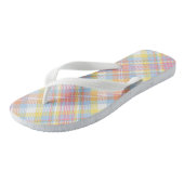 Tongs Plaid Pastel Stripe (Incliné)