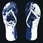 Tongs Plaque de peinture bleue - Approvisionnement de la<br><div class="desc">La plaque de peinture bleue décore les tongs qui font partie du design mariage Splatter. L'offre de mariage bleu toute la saison est idéale pour offrir des chaussures alternatives aux invités lors d'un mariage sur la plage. La teinte bleu-royal diffère-t-elle de celle que vous imaginiez ? Change-le ! Parcourir le...</div>