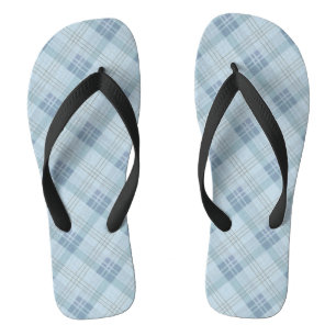 Tongs Plat bleu clair