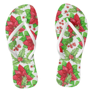 Tongs Poinsettia et la couleur de l'eau de la baie saint