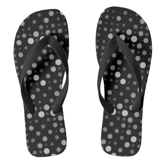 Tongs Pointe Polka 01.Gray Black BG (Semelle)