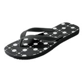 Tongs Points blancs, Motif à pois, Points, À pois (Incliné)