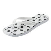 Tongs Points noirs, Motif à pois, Points, Pointillé (Incliné)