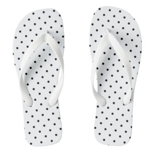 Tongs Points suisses en blanc Sandales