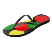 Tongs Pois afrocentriques (Incliné)
