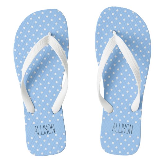Tongs Pois blancs (Semelle)