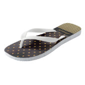Tongs Pois et rayures (Incliné)