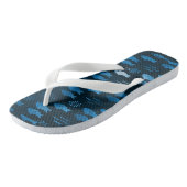 Tongs Poisson Bleu (Incliné)