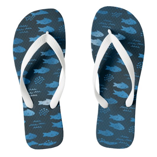 Tongs Poisson Bleu (Semelle)