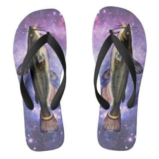 Tongs Poisson-chat dans l'espace (Semelle)
