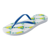 Tongs Polka Dot Anniversaire Casquette Flip Flops (Incliné)