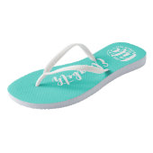 Tongs Pool Life Turquoise (Incliné)