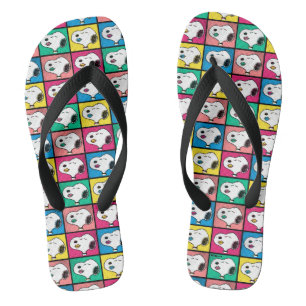 Tongs Pop Art Snoopy Lips   Mod pour vous Motif