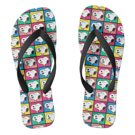 Tongs Pop Art Snoopy Lips | Mod pour vous Motif (Semelle)