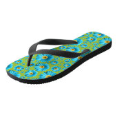 Tongs Pop Daisy Aqua Blue (Incliné)