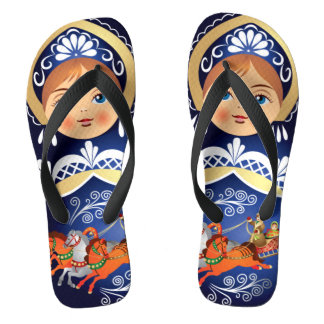 Tongs Poupée russe de Babushka Matryoshka