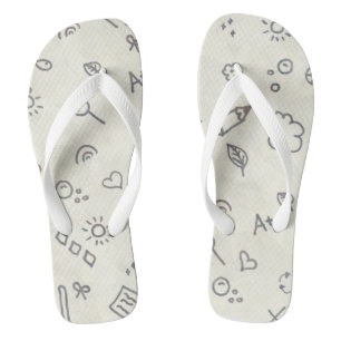 Tongs pour adultes, larges bretelles