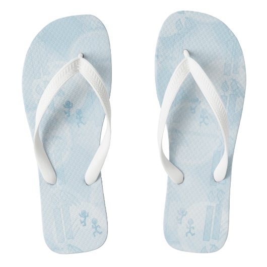 Tongs pour adultes, larges bretelles (Semelle)