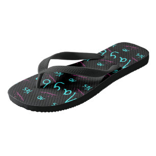 Tongs pour adultes, larges bretelles