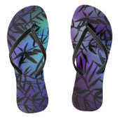 Tongs pour hommes avec ciel sombre feuillu (Semelle)