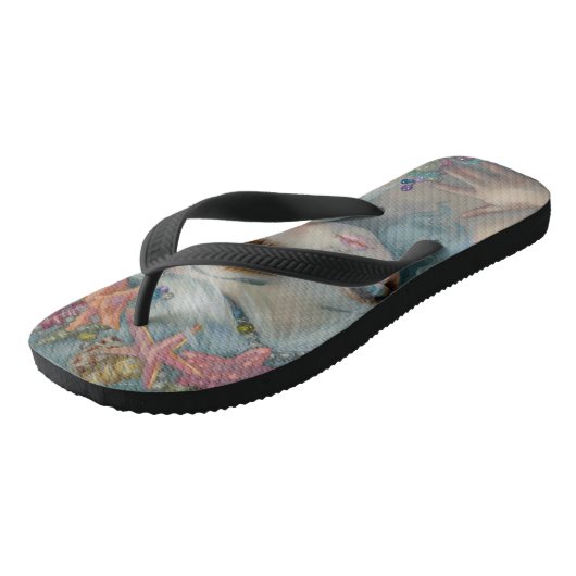 Tongs "Princesse Coquillages" (Incliné)