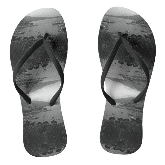 Tongs Principauté de Monaco vintage Le port (Semelle)