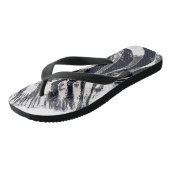 Tongs PUNKED - Zebra Flip Flops (Incliné)