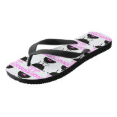 Tongs Queen Of The Grill, Couronne Rose (Incliné)