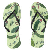 Tongs Quirky Festive Pickles de Noël Motif (Semelle)