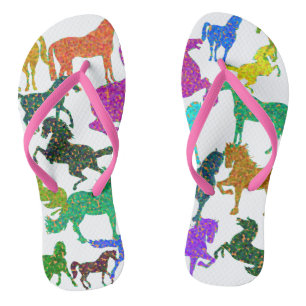 Tongs Rainbow Horses - "Dotty about Horses !"