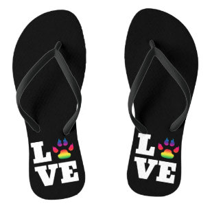 Tongs Rainbow paw