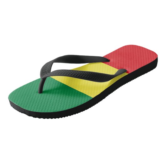 Tongs Rasta Reggae Flip (Incliné)