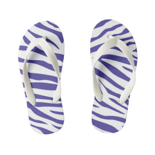 Tongs rayés zèbre pour enfants