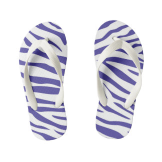 Tongs rayés zèbre pour enfants
