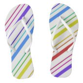 Tongs Rayure Colorée (Semelle)