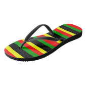 Tongs Rayures Afrocentriques (Incliné)
