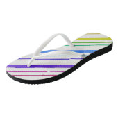 Tongs Rayures Colorées (Incliné)