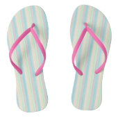 Tongs Rayures pastel (Semelle)