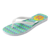 Tongs Rayures Zig Zag Colorées (Incliné)