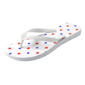 Tongs Red and Blue Stars - Starry Sky Motif (Incliné)