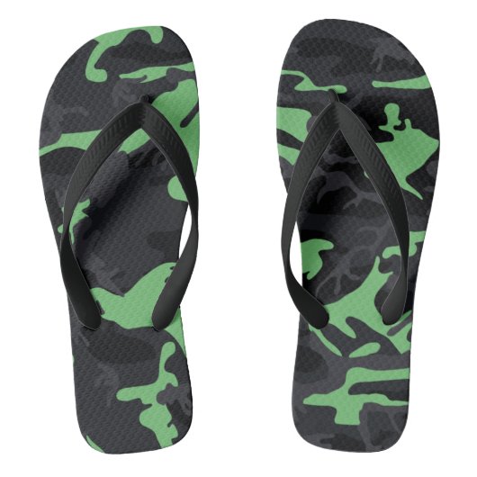 Tongs Reflets de menthe Camo (Semelle)