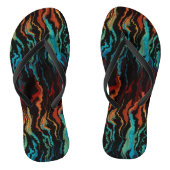 Tongs Regard dans l'abstrait du feu (Semelle)