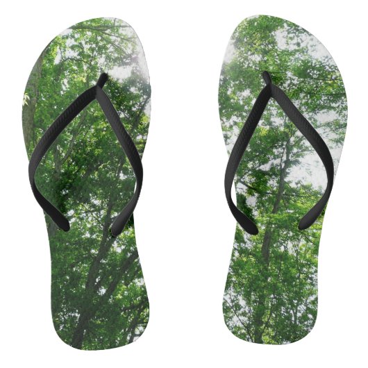 Tongs Regard sur les arbres d'été (Semelle)