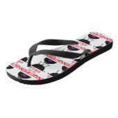 Tongs Reine Du Grill, Rouge Couronne Violet (Incliné)