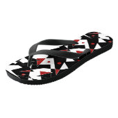 Tongs Repérez les balles rouges  (Incliné)