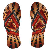 Tongs Réseau d'Imaginaires 3D Conception graphique fract (Semelle)