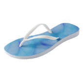 Tongs Résumé bleu (Incliné)