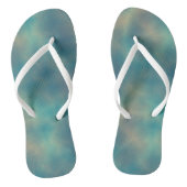 Tongs Résumé de marbre turquoise (Semelle)